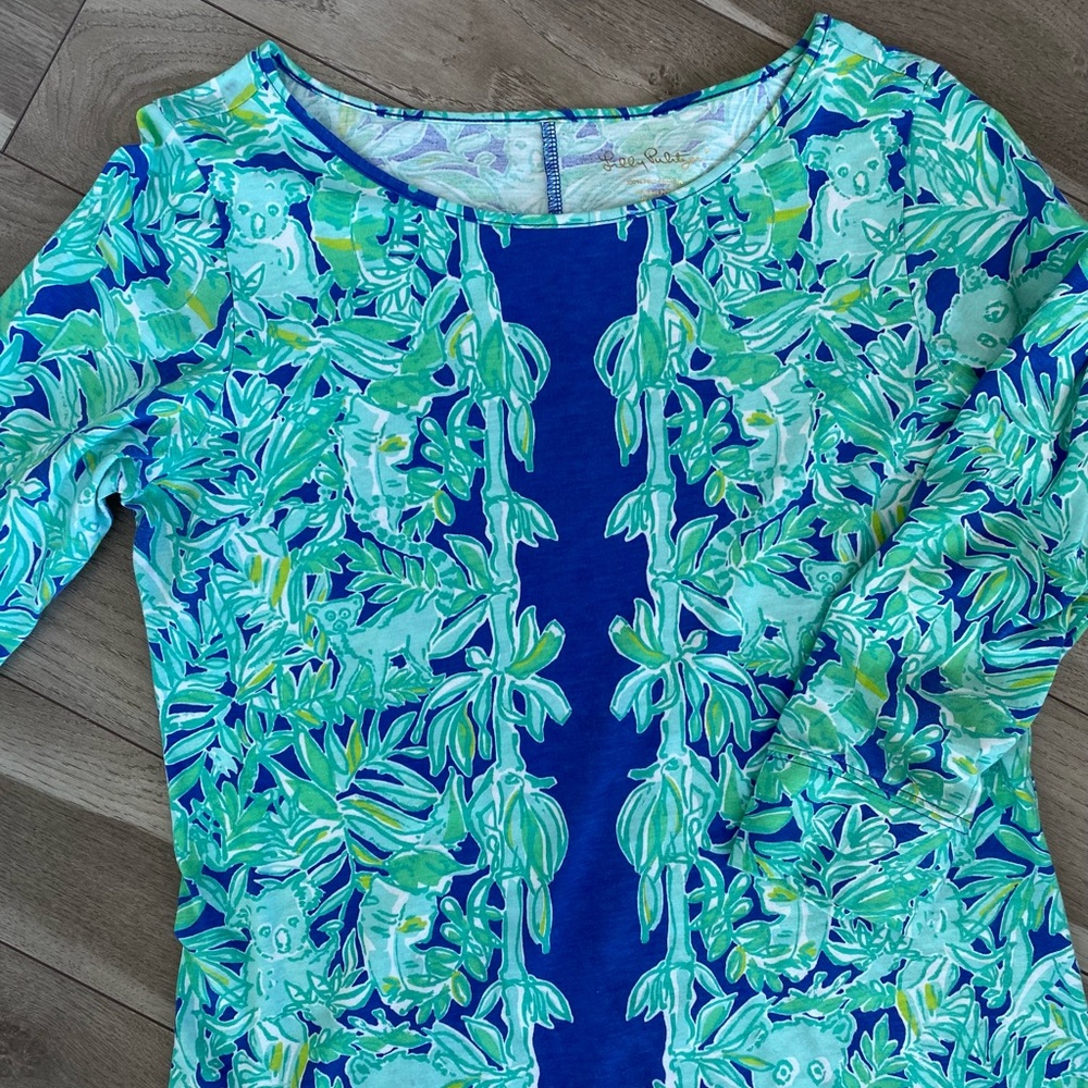 Lilly Pulitzer 3/4 Sleeve Cotton Dress